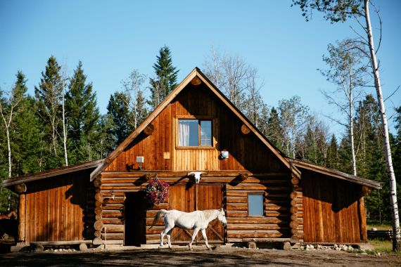 An authentic barn loft, the Cariboo Suite