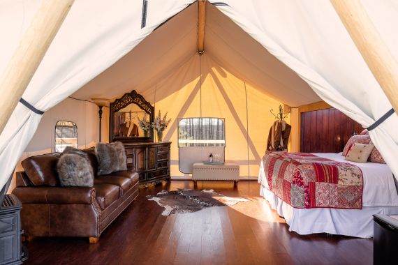 Glamping in style at Siwash Lake Star Camp