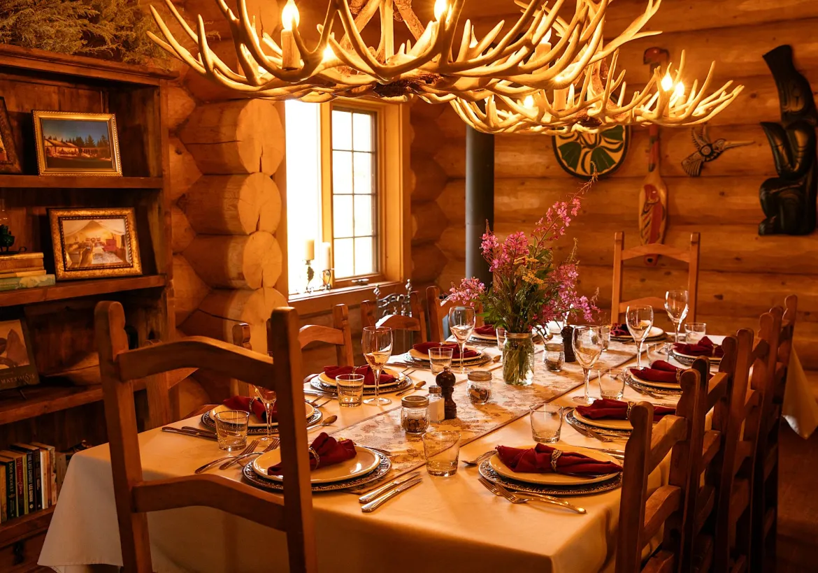 Private dining for multi-generational vacations and corporate retreats at Siwash Lake