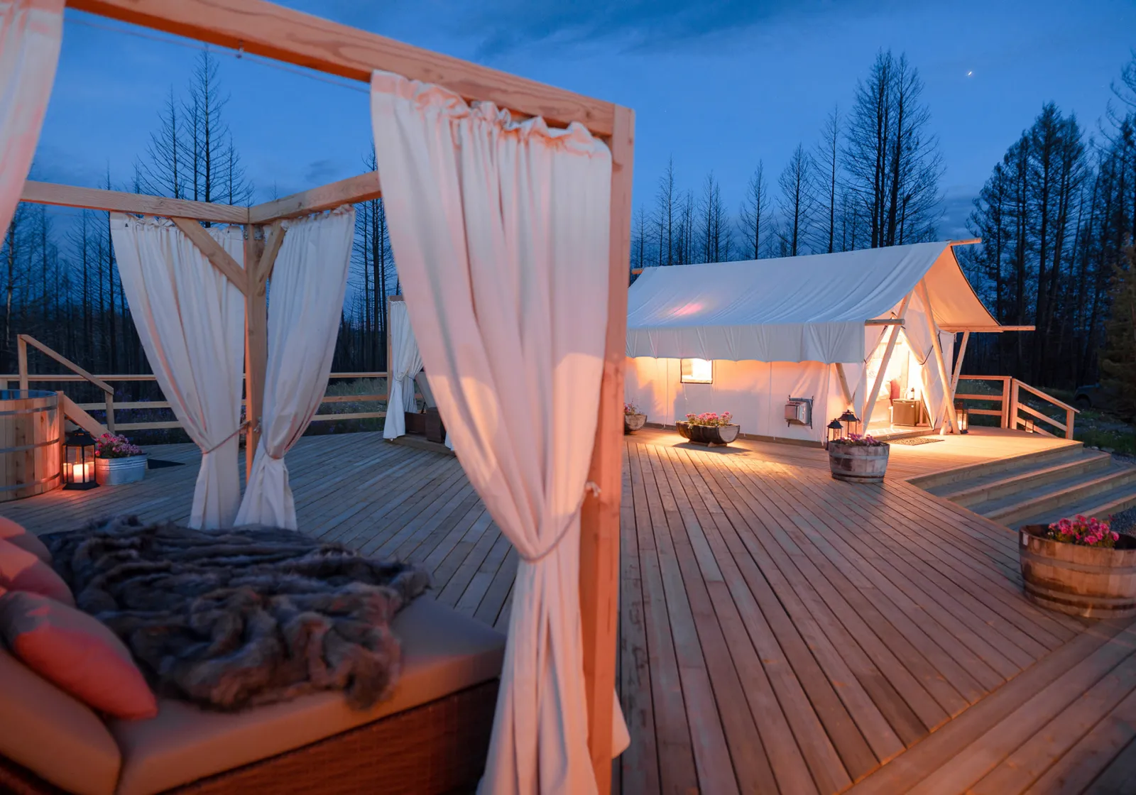 World class glamping in the heart of British Columbia