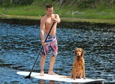 Stand Up Paddle Boarding on Siwash Lake