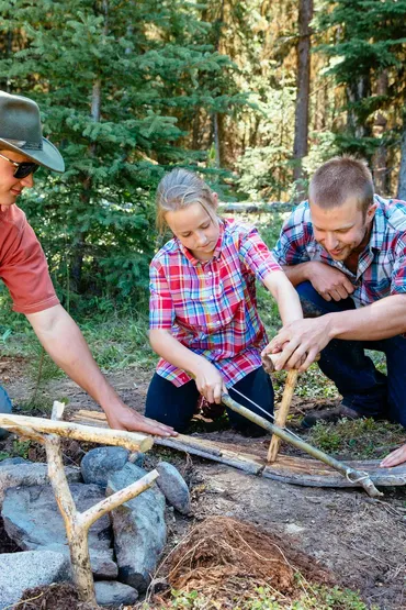 Learn the art of Bush Craft at Siwash Lake