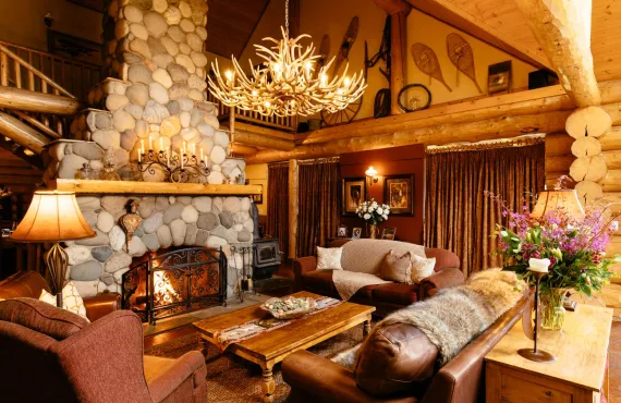 Luxury eco adventures for families & couples. Reconnect, rest & relax in nature amid a rustic, yet elegant, great room at the cozy heart of this luxury guest ranch