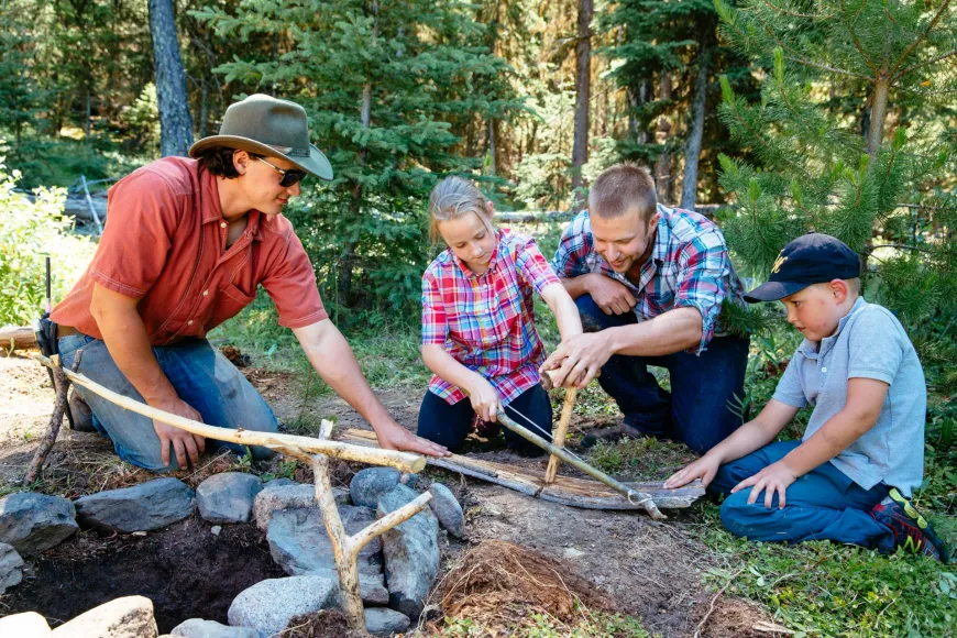 Learn bush craft and wilderness survival skills at Siwash Lake