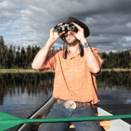 Bird watching on Siwash Lake - Birding is a delightful leisurely pursuit amid Nature