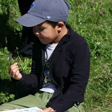 Kids enjoy ecology studies in our children's program