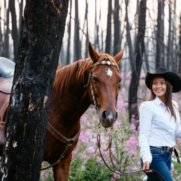 This luxury horse riding adventure is offered amid an enchanting, regenerating landscape