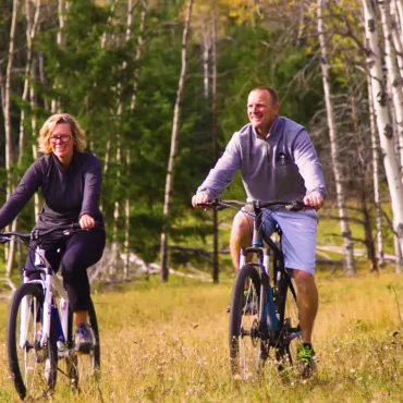 All-terrian biking at Siwash Lake